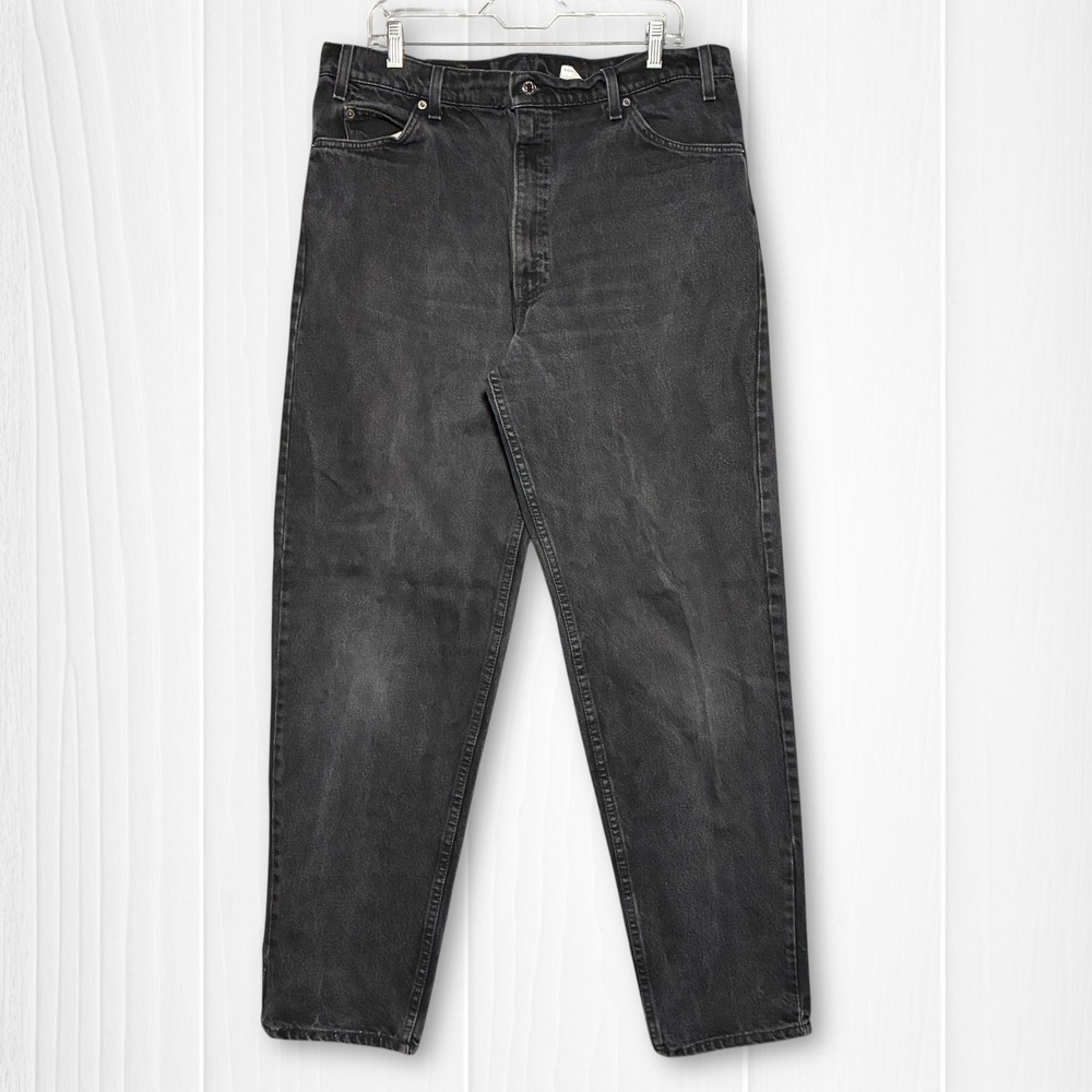 Levi's Vintage 550 Orange Tab Made in USA Jeans Mens 40x34 Black